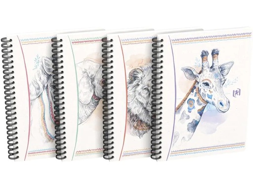 [90269155 1470844] Oxford Notizheft A5, liniert, Boho Spirit assortiert