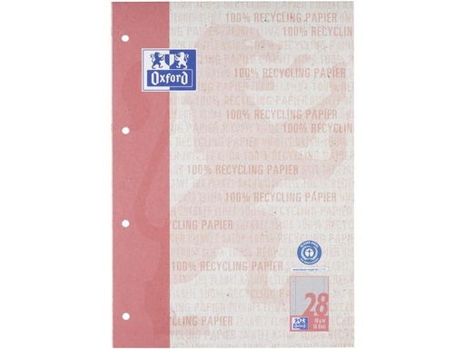 [90269163 1470877] Oxford Notizblock A4, kariert, Rot