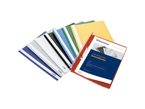 [90269281 1398726] Soennecken Schnellhefter 1 Paket à 10 Stück, Weiss