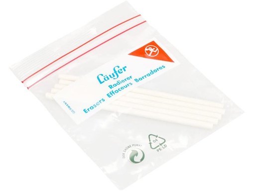 [90269337 1471670] Läufer Ersatzradiergummi 5 Stück, Weiss
