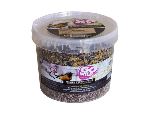 [90269488 1480726] GoWild Vogelfutter mit Früchten, 2.5 kg