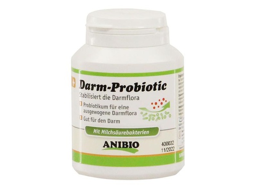 [90269511 1479808] Anibio Darm-Probiotic für Hunde und Katzen, 120 Kapseln