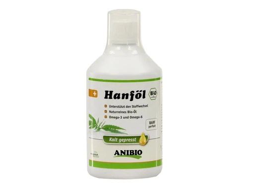 [90269534 1479805] Anibio BIO Hanf-Öl für Hunde und Katzen, 500 ml