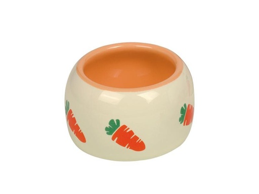 [90269535 1480135] Nobby Keramiknapf Futtertrog Carrot, Ø 8 cm, 125 ml