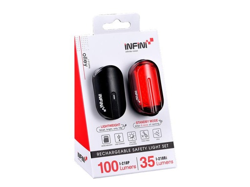 [90269601 1449824] Infini Beleuchtungsset I-210PRi OLLEY Schwarz