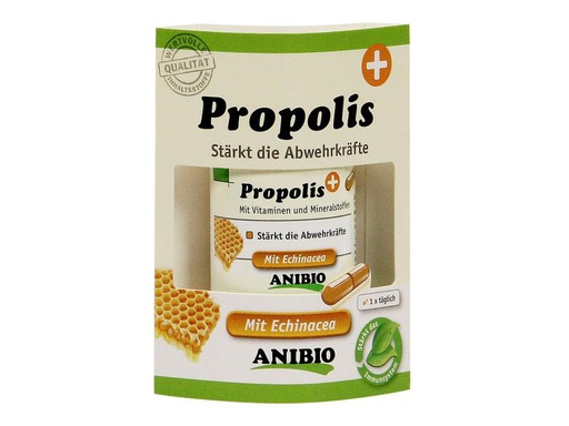 [90269632 1479800] Anibio Hunde-Nahrungsergänzung Propolis, 60 Kapseln