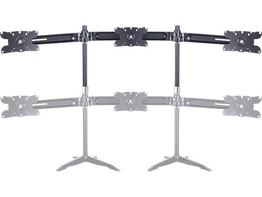 [90046286 326367] Multibrackets Tischständer EX Kit Triple L bis 24 kg – Schwarz
