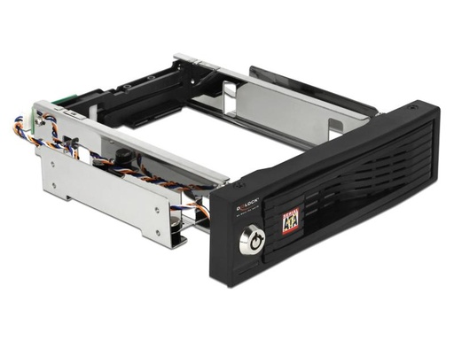 [90046295 1040641] Delock 5.25-Einbaurahmen 3.5 SATA HDD geschützt, Hot-Swap