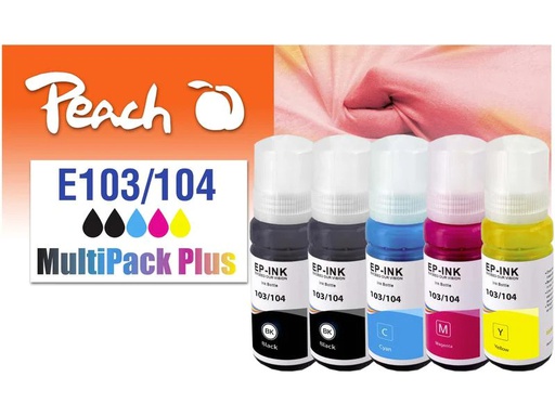 [90270137 1476302] Peach Tinte Epson CISS 103/104 Multi-Pack+ C/M/Y/2x BK