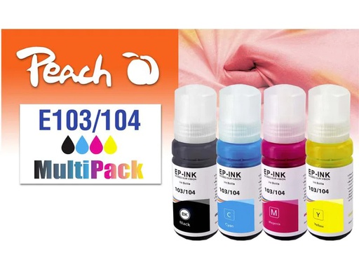 [90270140 1476301] Peach Tinte Epson CISS 103/104 Multi-Pack C/M/Y/BK