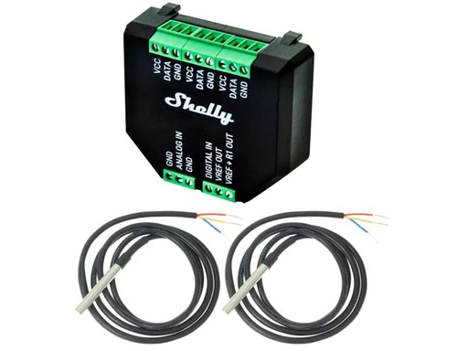 [90270209 1495902] Shelly AddOn Plus Temperatursensor Set 2 für Shelly Plus Aktoren