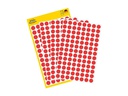 Avery Zweckform Klebepunkte Ø 8 mm, 4 Blatt, Rot