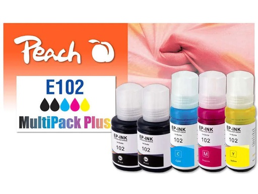 [90270288 1476298] Peach Tinte Epson CISS 102 Multi-Pack+ C, M, Y, BK
