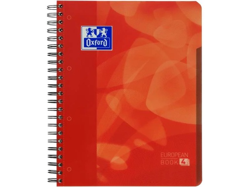 [90270315 1470794] Oxford Notizheft A4+, kariert, Rot