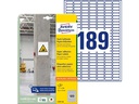 Avery Zweckform Vielzweck-Etiketten 25.4 x 10 mm, 20 Blatt