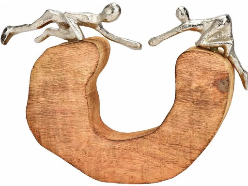[90270546 1426925] G. Wurm Aufsteller Metall-Figuren 26 x 20 cm
