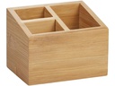 diaqua® Schminkablage aus Bambus 12 x 9 x 9 cm, Nature