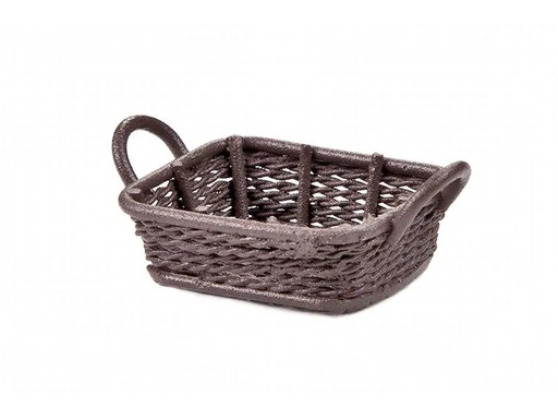 [90270659 1476746] HobbyFun Mini-Utensilien Körbchen 3 cm, Braun