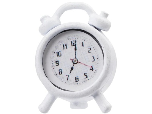 [90270682 1476762] HobbyFun Mini-Utensilien Wecker 2 Stück, Weiss