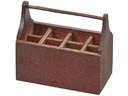 HobbyFun Mini-Utensilien Werkzeugbox Braun