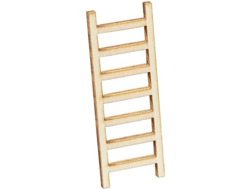 [90270768 1476773] HobbyFun Mini-Utensilien Leiter 2 Stück, Natur
