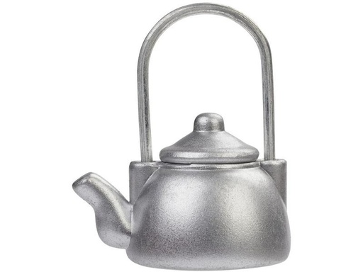 [90270783 1476776] HobbyFun Mini-Utensilien Teekanne Silber