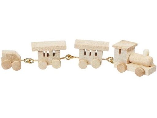 [90270839 1476784] HobbyFun Mini-Fahrzeug Holzeisenbahn Natur