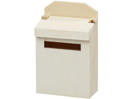 [90270843 1476781] HobbyFun Mini-Utensilien Briefkasten Natur