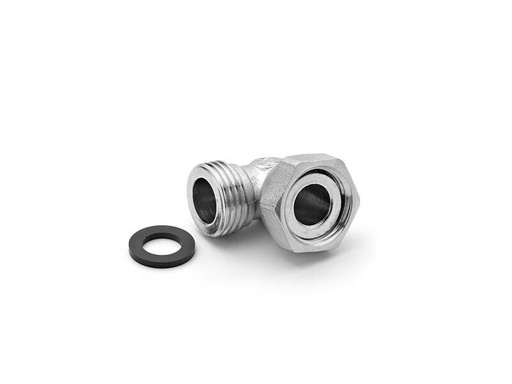 [90270853 1492420] Forge Adour Gas Anschlusswinkel, 90°, Verzinkt