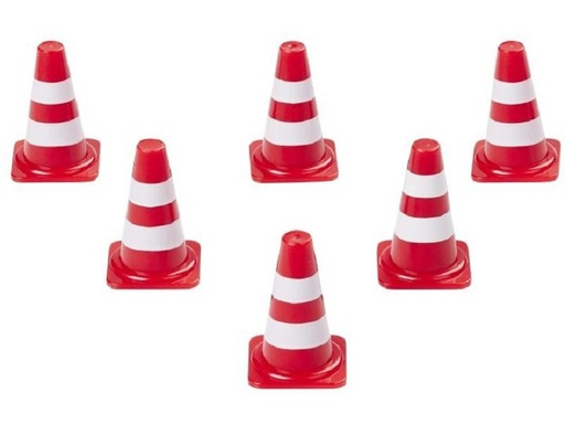 [90270864 1476794] HobbyFun Mini-Utensilien Pylonen Rot/Weiss