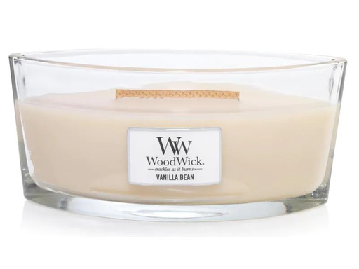 [90046385 1005060] Woodwick Duftkerze Vanille Bean Ellipse