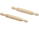 HobbyFun Mini-Utensilien Nudelholz Natur