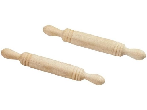 [90270873 1476778] HobbyFun Mini-Utensilien Nudelholz Natur