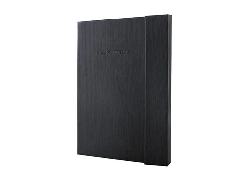 [90046405 351114] Sigel Notizbuch Conceptum A4, Kariert, Schwarz