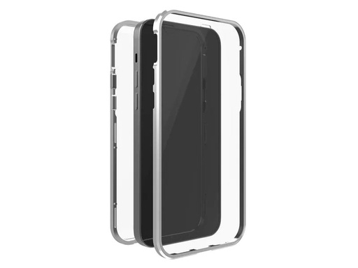 [90271369 1496408] Black Rock Back Cover 360° Glass iPhone 14 Pro , Silber