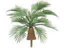 HobbyFun Mini-Utensilien Palmstrauch 4 cm, Grün
