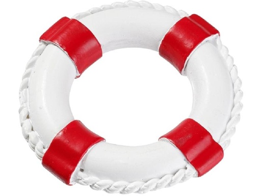 [90271426 1476907] HobbyFun Mini-Utensilien Rettungsring Rot/Weiss