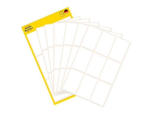 [90271433 1483555] Avery Zweckform Vielzweck-Etiketten 38 x 24 mm, 7 Blatt