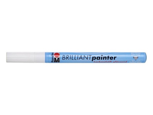 [90046450 574142] Marabu Permanent-Marker BRILLIANT painter Weiss