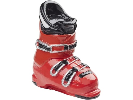 [90271608 1476917] HobbyFun Mini-Utensilien Skistiefel 4 cm, Rot