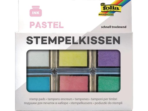 [90004625 1043906] Folia Stempelkissen Pastell Mehrfarbig