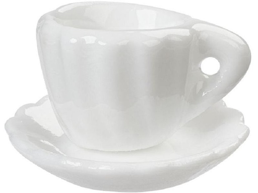 [90271714 1476775] HobbyFun Mini-Utensilien Kaffeetasse Weiss