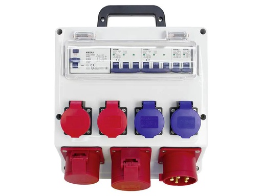 [90271718 1491425] STEFFEN Baustromverteiler CEE32/5 32 A IP55 FI