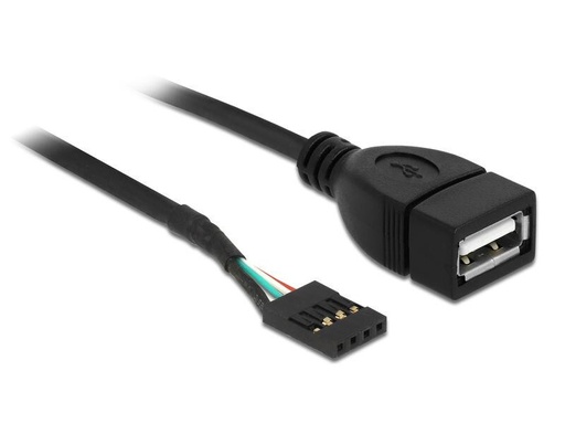 [90271757 1489920] Delock USB 2.0-Kabel Pinheader - USB A 0.4 m