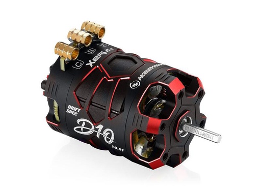 [90271831 1460699] Hobbywing Brushless Sensored Motor Xerun D10 Drift 10.5T, Rot