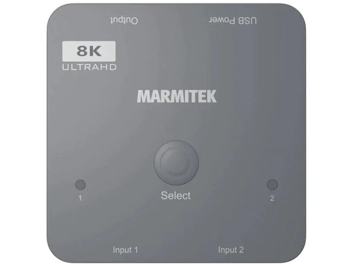 [90271862 1497236] Marmitek HDMI-Umschalter Connect 720 – 2/1 (8K/60Hz)