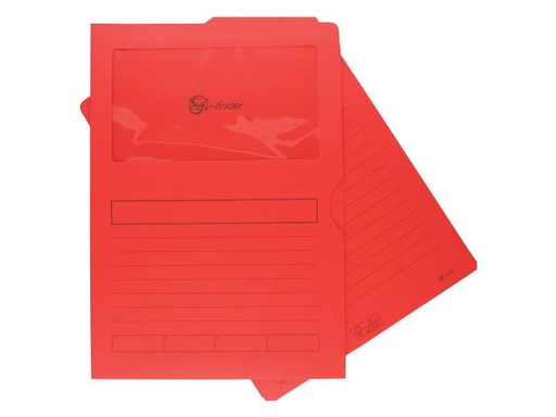 [90271939 1403317] Goessler Ordnungsmappe G-Finder mit VD Intensivrot, 100 Stück