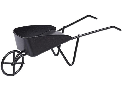 [90271982 1476749] HobbyFun Mini-Utensilien Schubkarre Schwarz