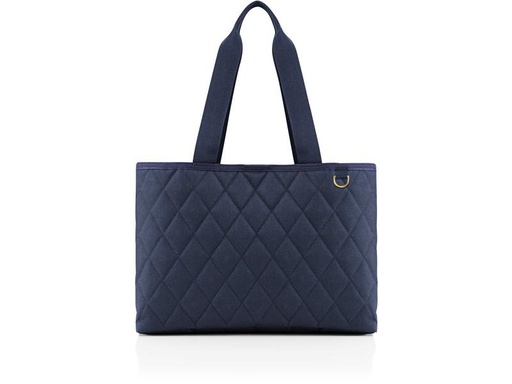 [90272198 1421942] Reisenthel Tasche Classic Shopper L Rhombus Midnight Gold