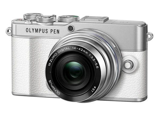 [90272270 1229695] OM-System Fotokamera E-P7 Kit 14-42 Weiss